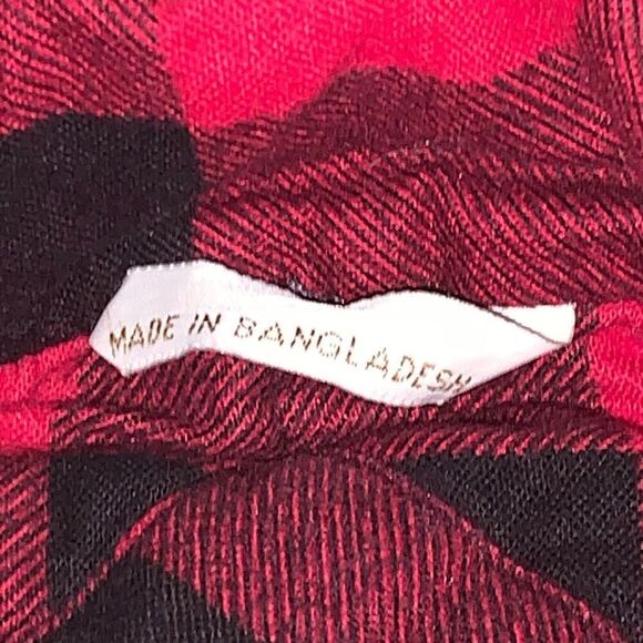 Ozark Trail Mens Size Small Full Zip Front Vest Red Black Buffalo Plaid Pockets - Picture 3 of 7
